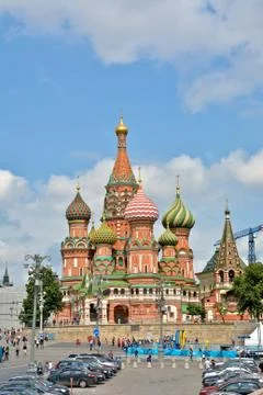 St. Basil's Cathedral. Stock Photos