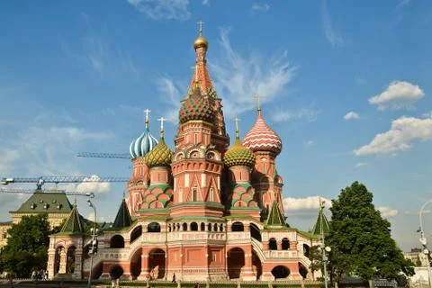 St. Basil's Cathedral. Stock Photos