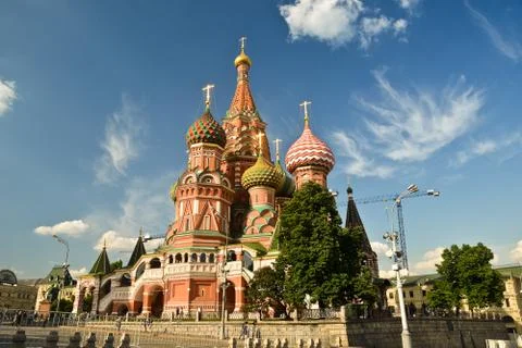 St. Basil's Cathedral. Stock Photos