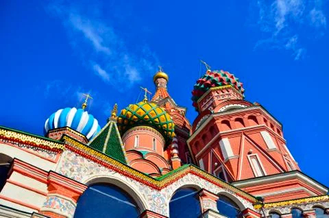 St. Basil's Cathedral Foto stock