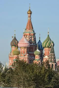 St. Basil's Cathedral. Stock-Fotos