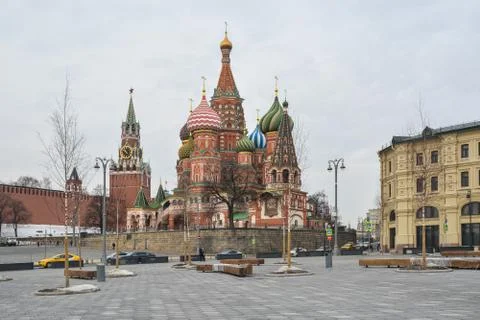 St. Basil's Cathedral. Stock Photos