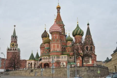 St. Basil's Cathedral. Stock Photos