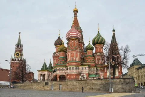 St. Basil's Cathedral. Stock Photos
