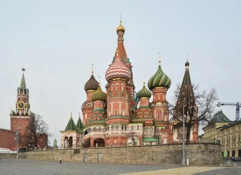 St. Basil's Cathedral. Stock Photos