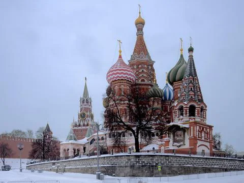 St Basil's Church Stock Photos