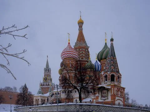 St Basil's Church Stock Photos