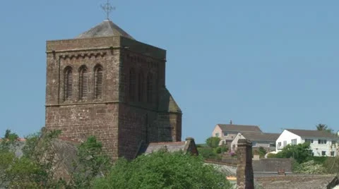St Bees Priory Video stock 12363369
