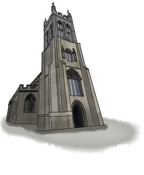 ST BENEDICT RENDER Stock Illustration