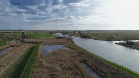 St. Benets Abbey Video stock 144879545