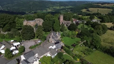 St Briavels village in the Forest of Dean, Gloucestershire. UK Stock Footage 247315341