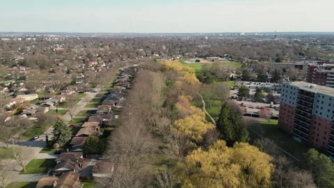 St Catharines Canada North Side Aerial Orchard Park Vidéo 271558696