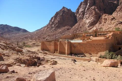 St Catherines Monastery in Egypt Stock Photos