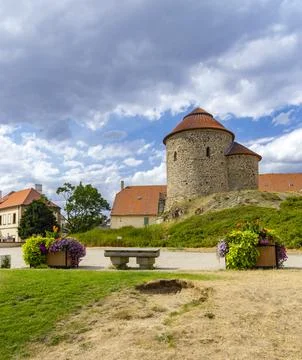 St. Catherine's Rotunda, built in 11th century, Znojmo, Southhern Moravia, .. Stock Photos