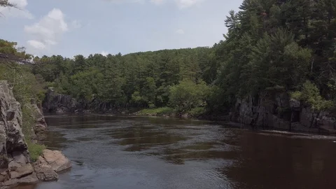 St. Croix River Stockbeeldmateriaal 115079395