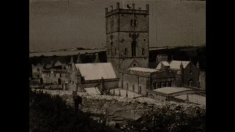 St Davids Cathedral Stock Footage 253112078