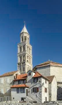St Domnius Cathedral  in the city of Split, Croatia Stock Photos