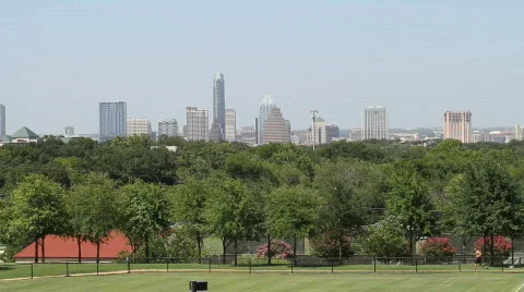 St Eds Runner Skyline 5 Stock Footage 793787