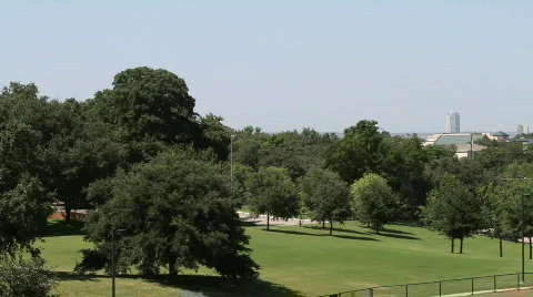 St Eds Skyline pan 2 Stock Footage 792280