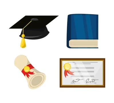 St elements to study and learn Illustrazione stock