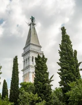 The St Euphemias bell Tower Stock Photos