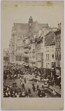 St. Eustache. The Saint-Eustache church, 1st arrondissement, Paris. The Sa... Stock Photos
