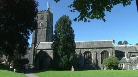 St Eustachius Church Stock Footage 18011395