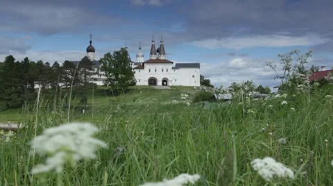 St. Ferapont Belozero Monastery Stock Footage 7735360