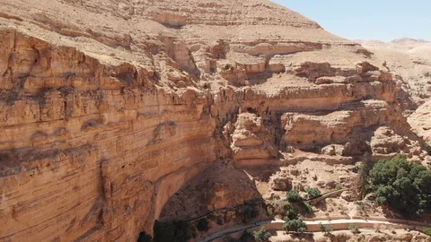 St. George Monastery, located in Wadi Qelt, in the eastern West Bank. 動画素材 113244795