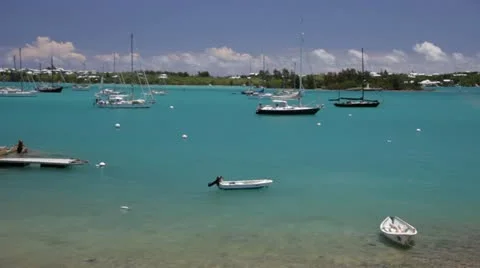 St. George's Bay Stock Footage 11237444