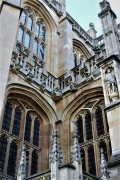 St George's Chapel Windows Stock Photos