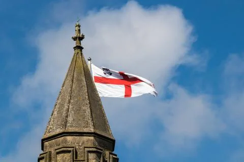 St George's flag Foto stock