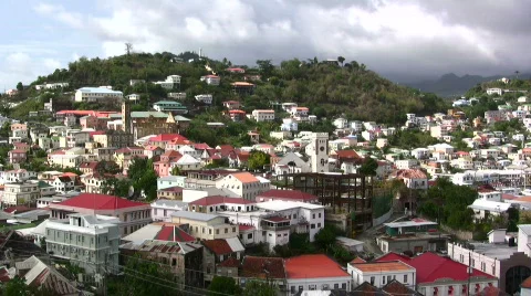 St. George's in Grenada Stock Footage 517665