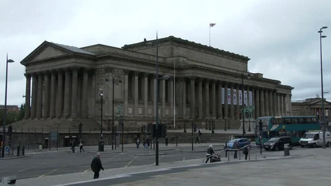 St Georges Hall Stock Footage 86904015
