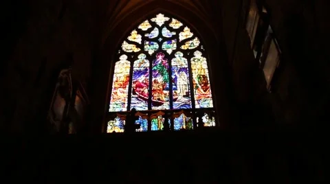 St Giles' Cathedral Interior 스톡 동영상 40788526