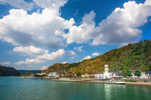 St. Goar Lorelei Stock Photos