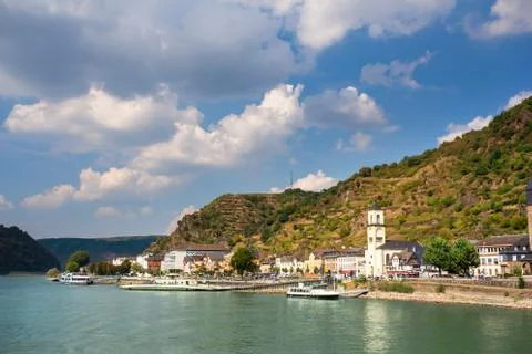 St. Goar Lorelei Stock Photos