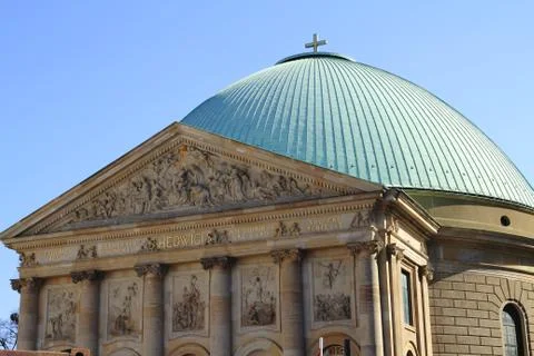 St. hedwig's cathedral Stock Photos