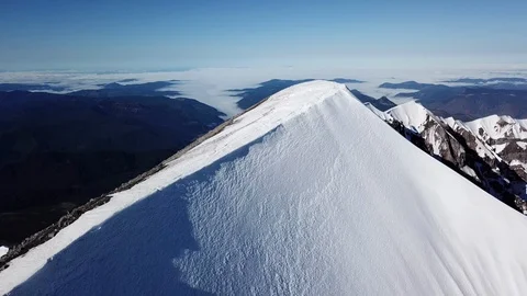 St Helens Summit Stock Footage 128996308