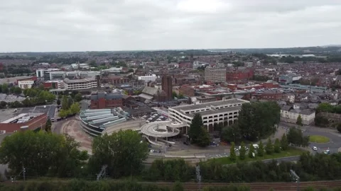 St Helens town centre Stock Footage 160061313