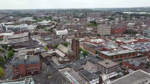 St Helens town centre Stock Footage 160061314