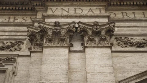 St Ignatius Rome columns Stock-Footage 146811267