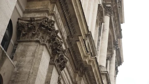 St Ignatius Rome columns Stock Footage 146811300