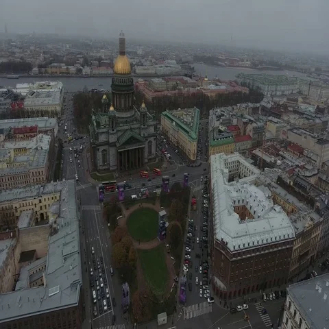 St. Isaac's Cathedral Stock Footage