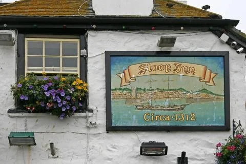 St. Ives, Penwith, The Sloop Inn Pub, Cornwall, Südwestengland, UK St. Ive.. Stock Photos