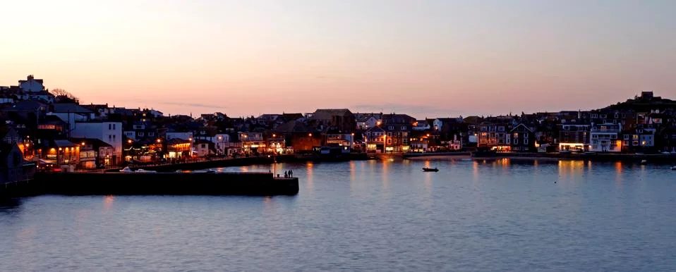 St ives, at sunset Stock Photos