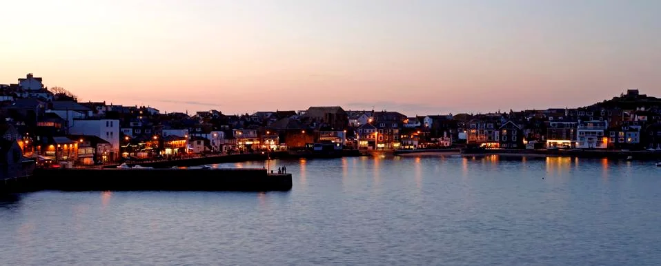 St ives, at sunset Stock Photos