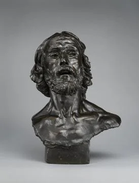 St. John the Baptist modeled ca. 1878, cast ca. 1888 Auguste Rodin French T.. Fotos Stock