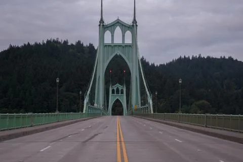 St. John Bridge Stock Photos