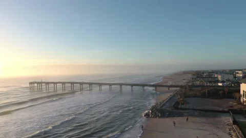 St John County Pier Stock Footage 141924652